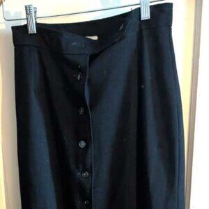 Black High Waisted Black Maxi Skirt